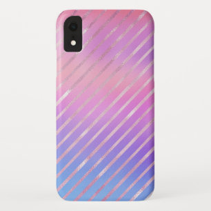 Case-Mate iPhone Case Motif rose Gold Diagonal Stripes