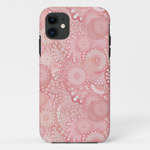 Coque iPhone 11 Motif rose, tourbillon de pêche