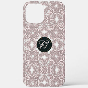 Case-Mate iPhone Case Motif rose victorien. Monogramme.
