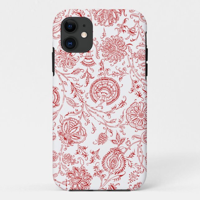 Coques Case-Mate iPhone Motif rouge et blanc (Dos)