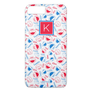 Coque Case-Mate Pour iPhone Motif rouge et bleu Monogramme