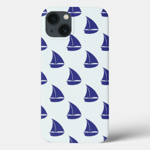 Etui iPhone Case-Mate Motif Royal Blue Sailboat