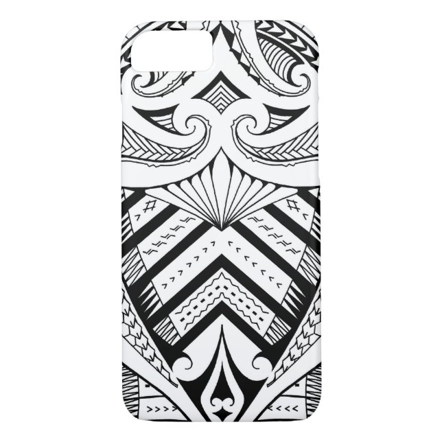 Coques Case-Mate iPhone Motif Samoan d'art de conception de tatouage (Dos)
