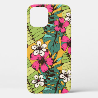 Case-Mate iPhone Case Motif sans charme avec fleurs tropicales, feuilles