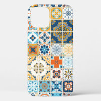 Motif sans couture avec carrelage portugais. infec