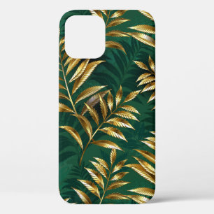 Case-Mate iPhone Case Motif sans couture avec des fougères dorées