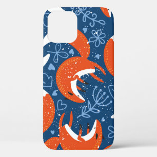 Case-Mate iPhone Case Motif sans couture avec différents mignons renards