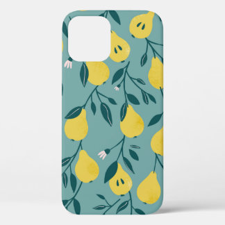 Case-Mate iPhone Case Motif sans couture avec poire jaune. Armature de f