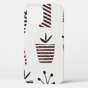 Case-Mate iPhone Case Motif sans couture dessiné à la main avec plantes