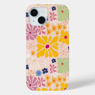 Coque Pour iPhone 15 Motif sans couture inspiré de Henri Matisse avec d