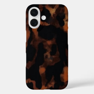 Coques iPhone 16 Motif sans fil Tortoiseshell, Chic TortoiseShell