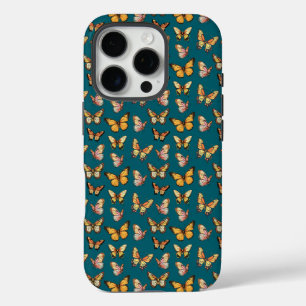 Coques iPhone 16 Pro Motif sans papillon. Papillon monarque