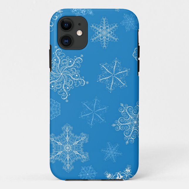 Coques Case-Mate iPhone Motif Snowflake (Dos)