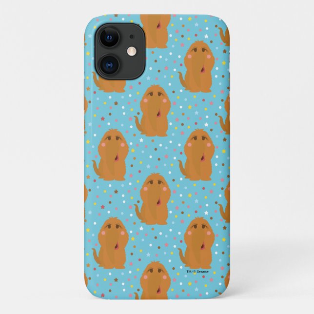 Coques Case-Mate iPhone Motif Snuffleupagus Blue Stars & Dots (Dos)