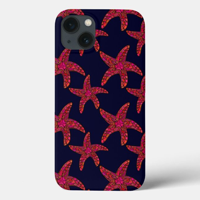 Coques Case-Mate iPhone Motif style Starfish (Verso)