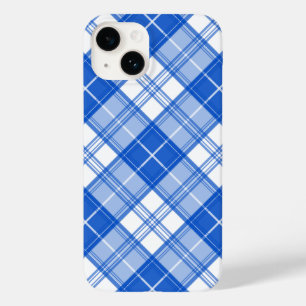 Coque Pour iPhone 14 Motif Tartan Brun Blanc yxm0uat9