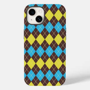 Coque Pour iPhone 14 Motif Tartan Écossais des Années 70