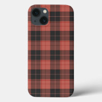 Motif tartan simple en rouge