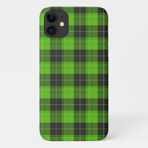 Case-Mate iPhone Case Motif tartan simple en vert foncé