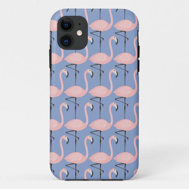 Coques Case-Mate iPhone Motif tendre de Flamant rose (Dos)