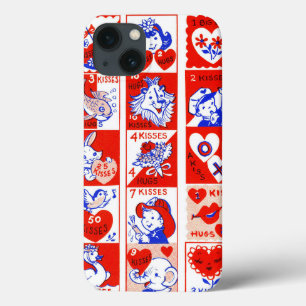 Case-Mate iPhone Case Motif timbre de la Saint-Valentin vintage des anné