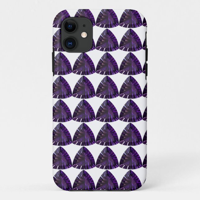 Coques Case-Mate iPhone Motif triangle pourpre (Dos)