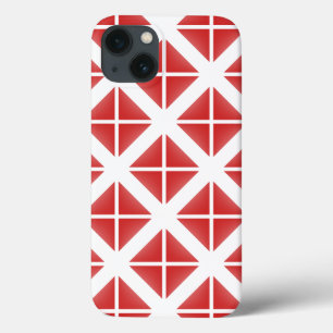 Coques Pour iPhone Motif triangle rouge tendance