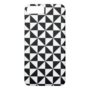 Coques Pour iPhone Motif triangulaire noir et blanc