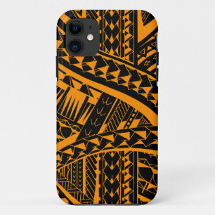 Coques Pour iPhone Motif tribal Samoan de tatouage avec l'art de fers