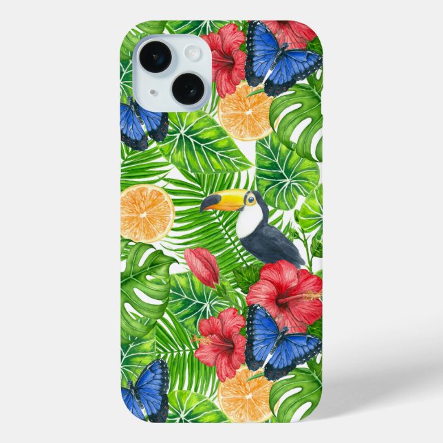 Coques Case-Mate iPhone Motif tropical (Verso)
