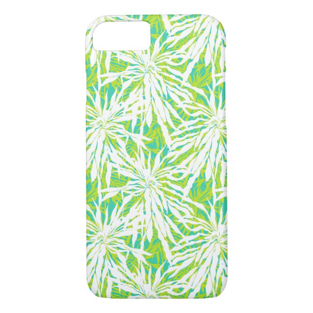 Coques Case-Mate iPhone Motif tropical de palmettes (Dos)