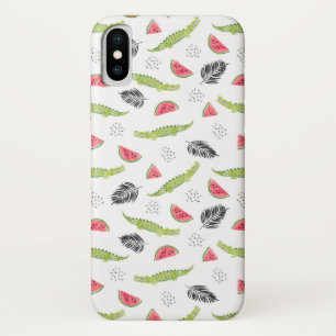 Etui iPhone Case-Mate Motif Tropical Watermelon & Crocodile
