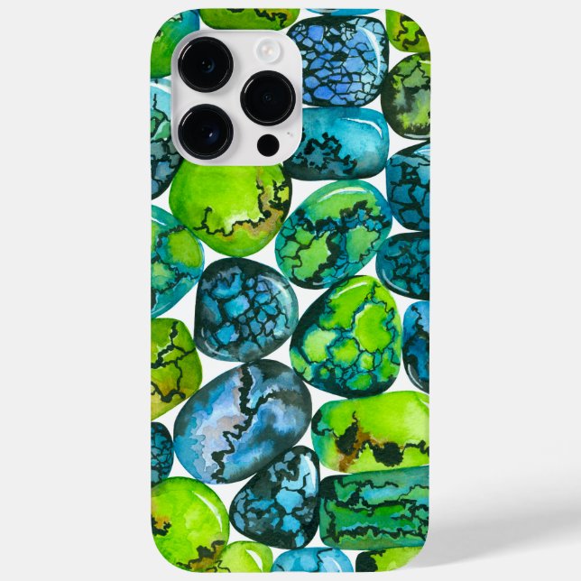 Coques Case-Mate iPhone Motif turquoise (Verso)
