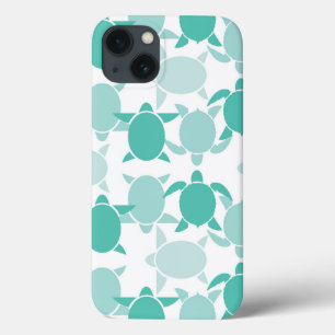iPhone 13 Coque Motif turquoise de tortue