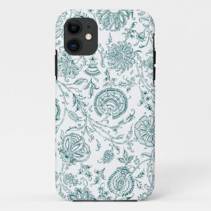 Etui iPhone Case-Mate Motif turquoise et blanc