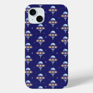 Coque iPhone 15 Mini Motif UFO Kawaii