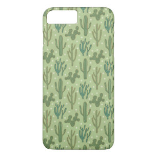 Coques Pour iPhone Motif vert de cactus d'étape   de Geo de sud-oues