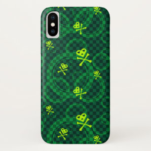 Etui iPhone Case-Mate Motif vert d'Emo avec des cercles