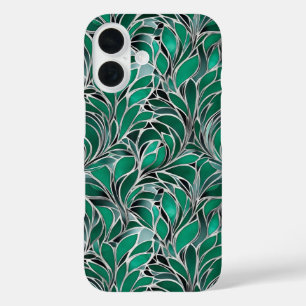 Coques iPhone 16 Motif vert émérite