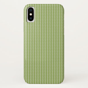 Coque Case-Mate Pour iPhone Motif vert moderne Chevron