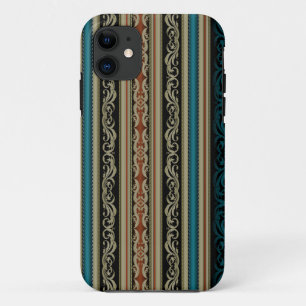 Coque iPhone 11 Motif Vintage classique européen à bande