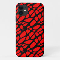 Motif Web gothique rouge et noir