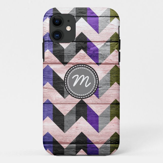 Coques Case-Mate iPhone Motif zigzag chevron bois aztèque #2 (Dos)