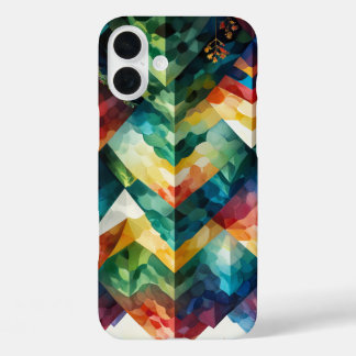 Coques iPhone 16 Plus Motifs chics de Bohême aux tons chauds