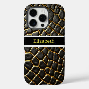 Coques iPhone 16 Pro Motifs complexes de la peau d'un serpent venimeux