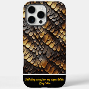 Coques iPhone 16 Pro Max Motifs complexes de serpent à la lumière naturelle