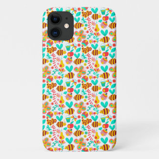 Case-Mate iPhone Case Motifs d'insectes colorés mignons