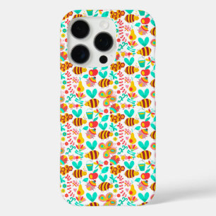 Coques iPhone 16 Pro Motifs d'insectes colorés mignons