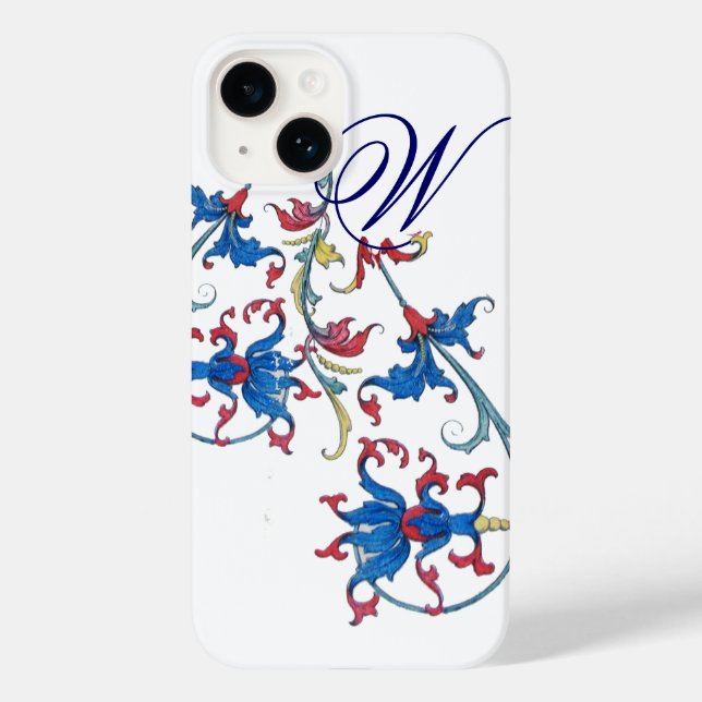 COQUES Case-Mate iPhone MOTIFS FLORAUX ANCIENS FLORENTINS MONOGRAS (Verso)