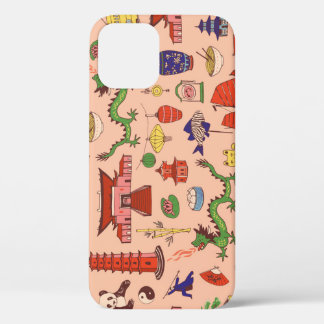 Case-Mate iPhone Case Motifs hongkongais dessinés à la main : motif sans